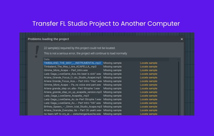 Transfer FL Studio Project to Another Computer (Short Guide) - Suffle Music  Magazine