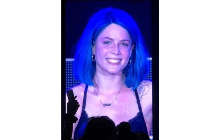 Blue Colored Hair Halsey