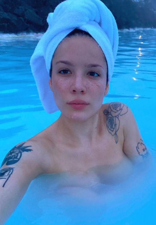 Halsey Without Makeup