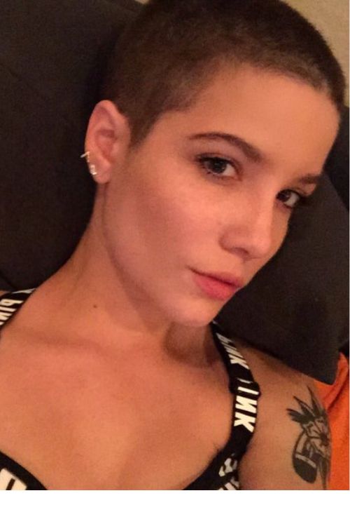 Halsey Without Makeup