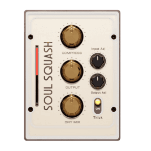 SoulSquash Vintage Audio Compressor Pedal