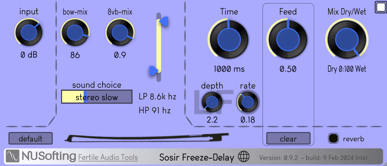 nusofting freeze delay