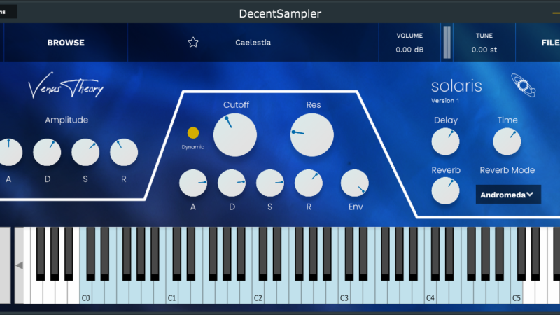 Solaris Unveils FREE Decent Sampler Library By Venus Theory