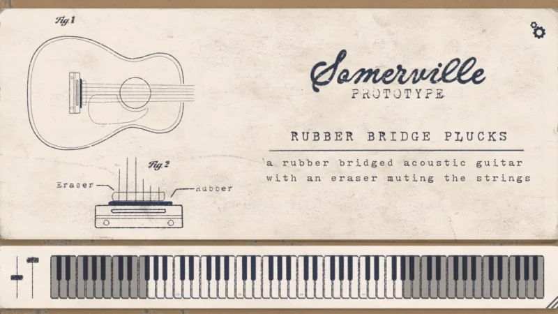 Somerville Sounds Drops FREE Rubber Bridge Guitar Virtual Instrument