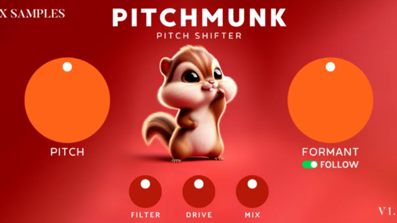 FREE Pitch Shifter ‘Pitchmunk’ By Vox Samples