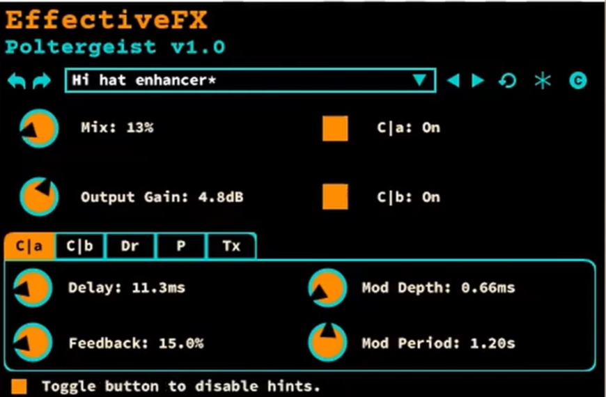 Effective FX Poltergeist