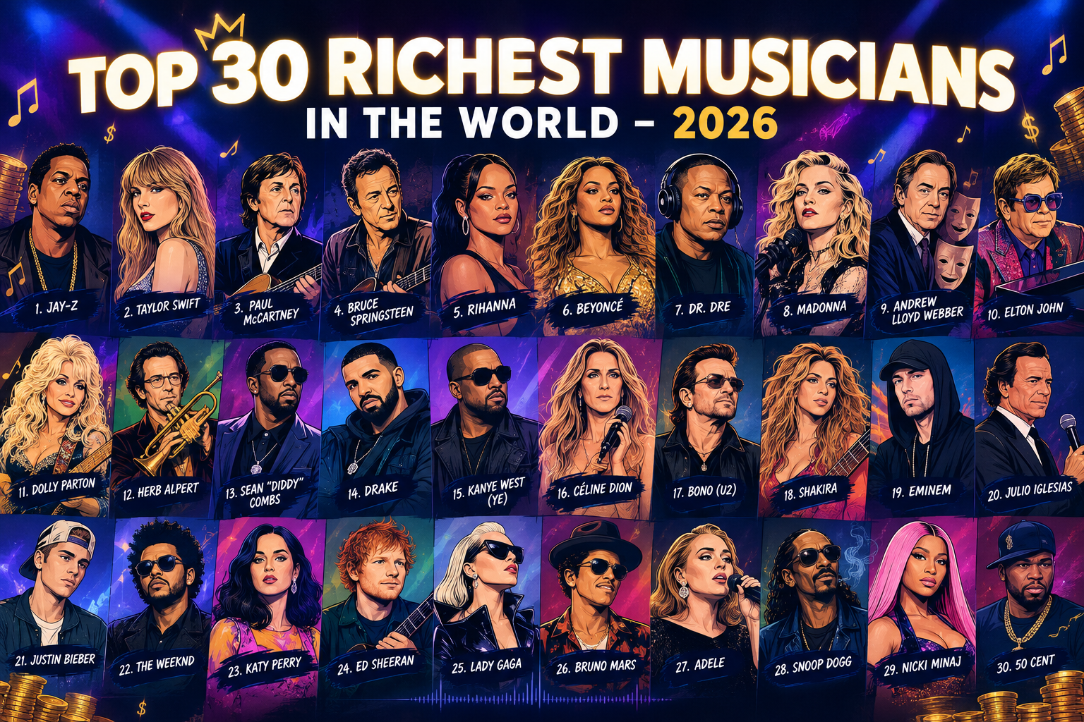 Richest Musician in the world